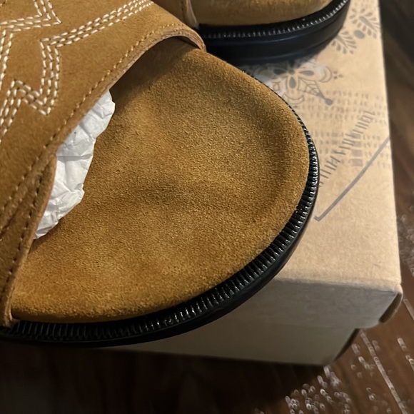 Free People Western Slides Size 10 - Picture 7 of 10